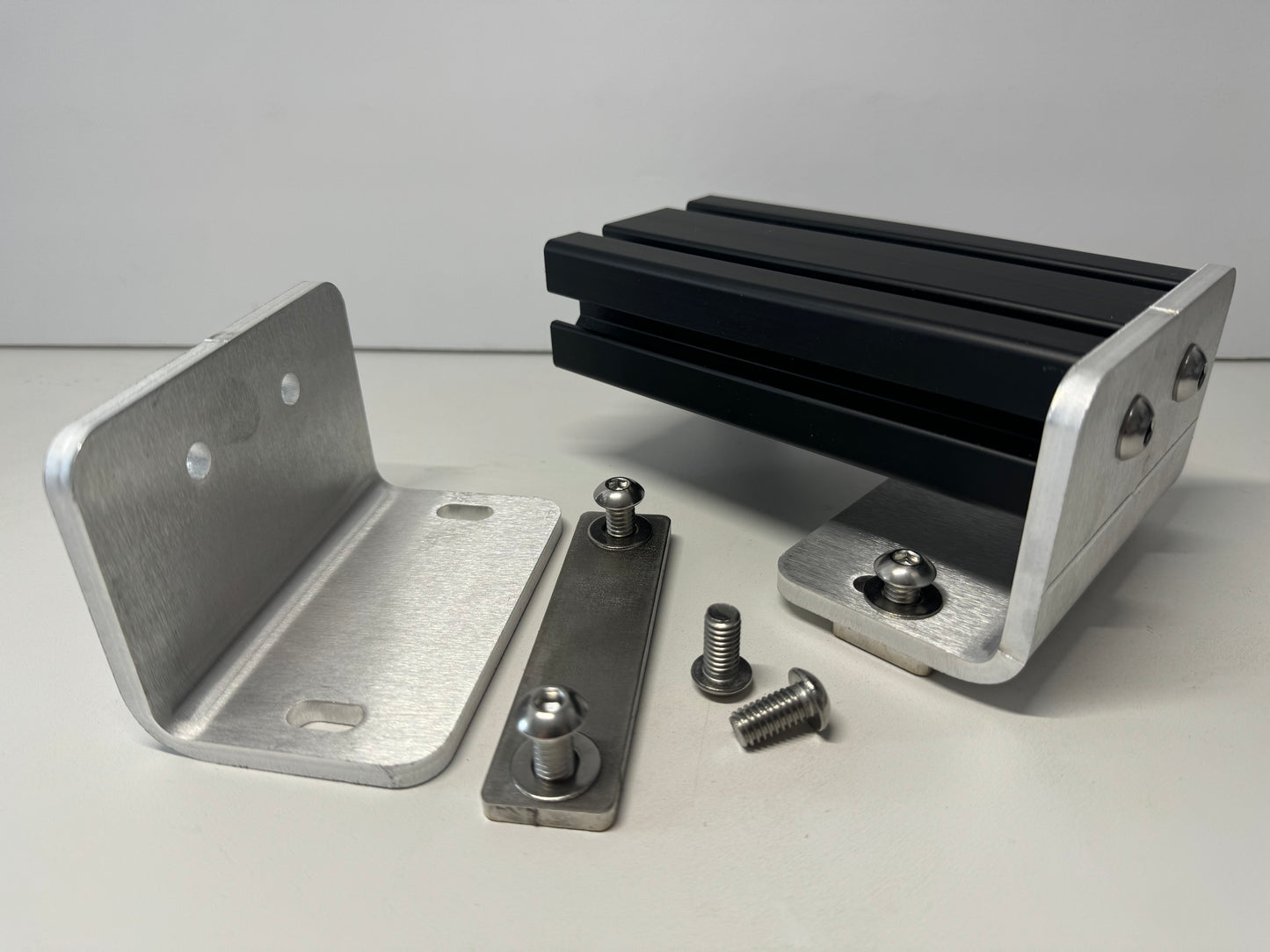 Sprinter 8020 rail mounts give you tons of flexibility for building a roof rack