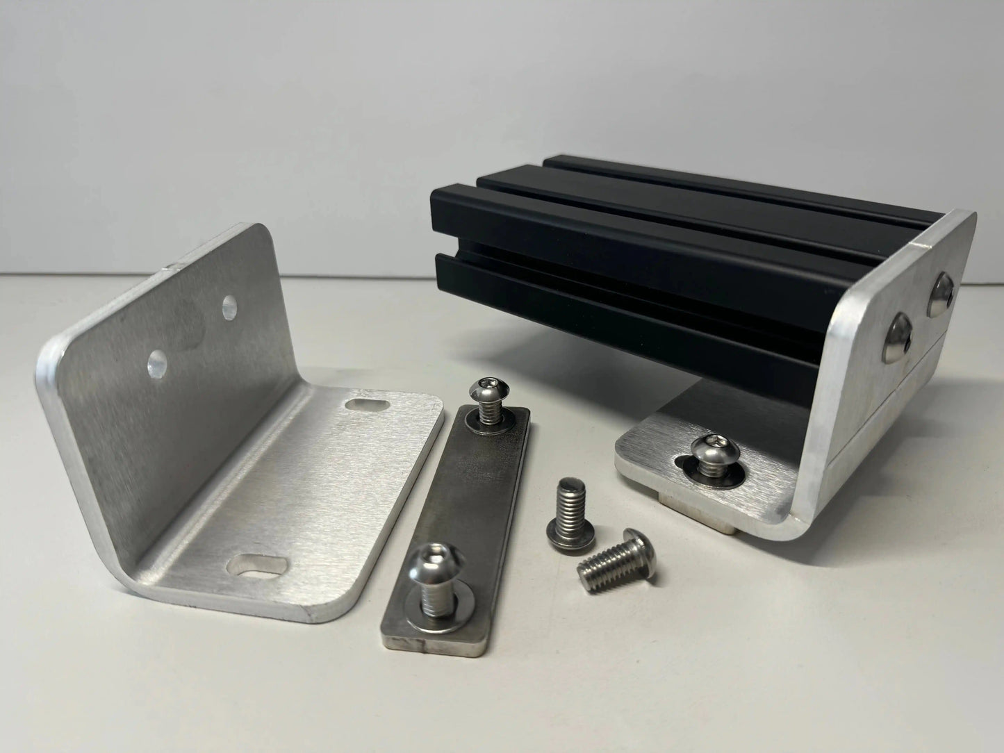 Sprinter 8020 rail mounts give you tons of flexibility for building a roof rack