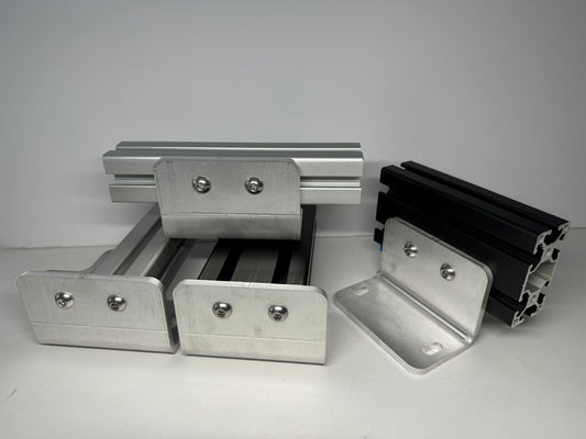 Sprinter 8020 rail mounts give you tons of flexibility for building a roof rack