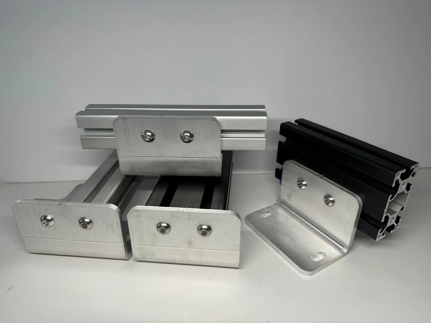 Sprinter 8020 rail mounts give you tons of flexibility for building a roof rack