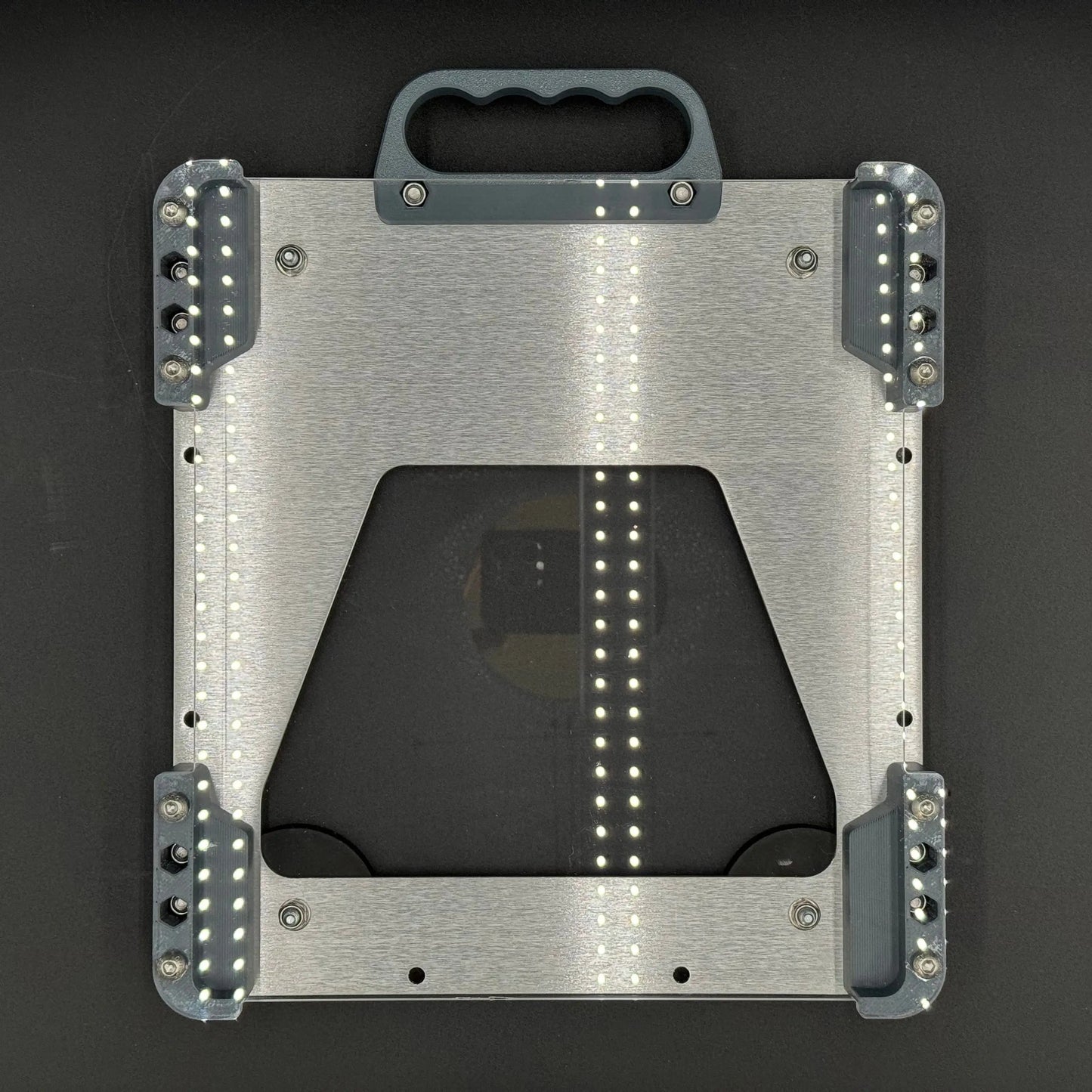 Starlink Mini Mount with magnets and handle in cool gray with Poly Shield
