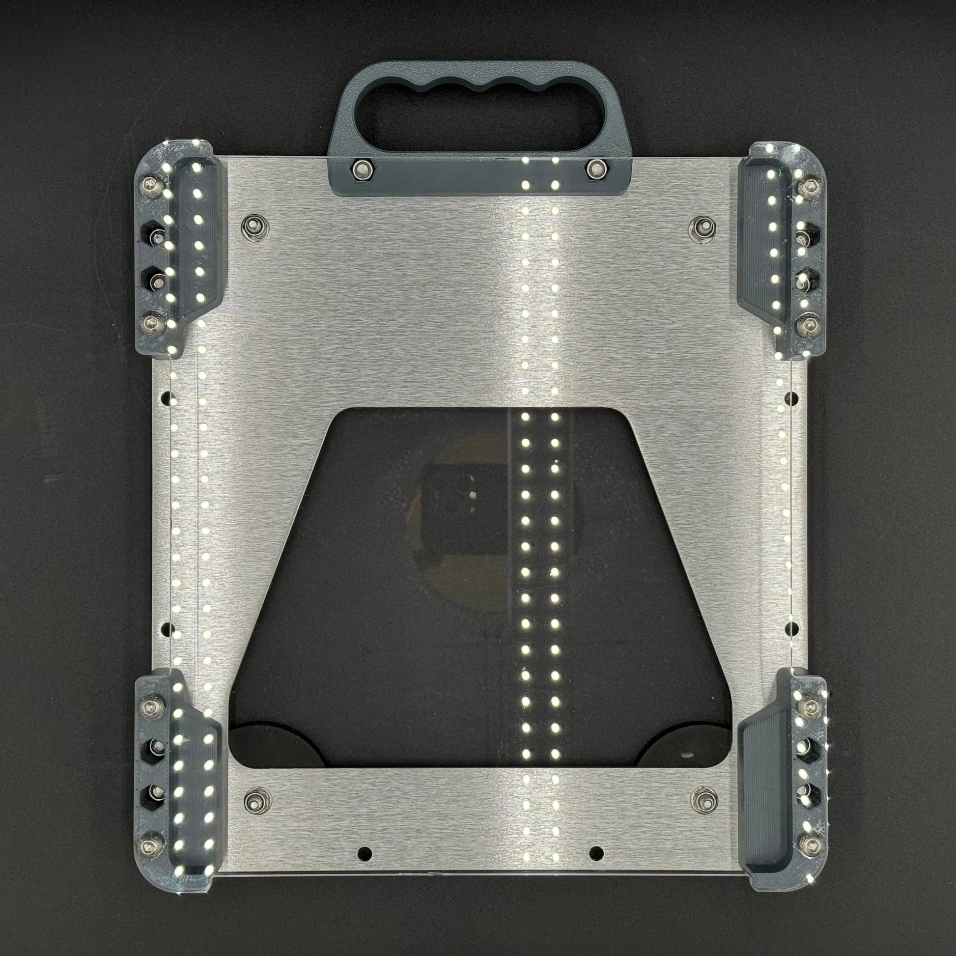Starlink Mini Mount with magnets and handle in cool gray with Poly Shield