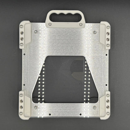 Starlink Mini Mount with magnets and handle in white with Poly Shield
