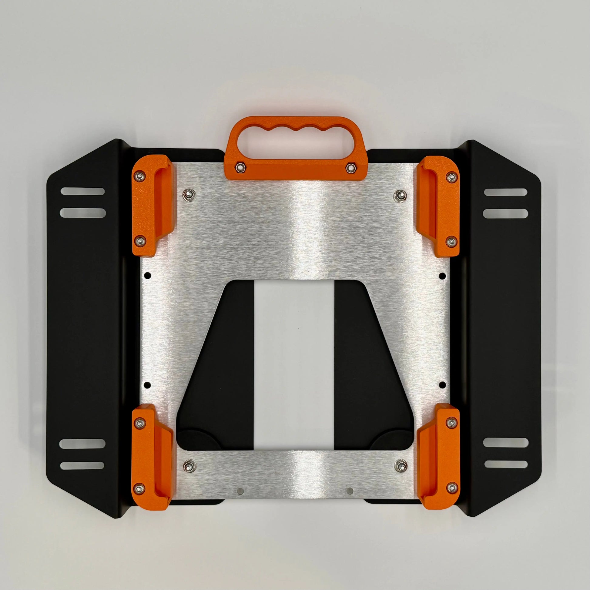 Starlink Mini quick release roof mount in orange