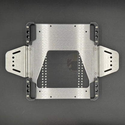 Starlink Mini static roof mount kit in black with Poly Shield