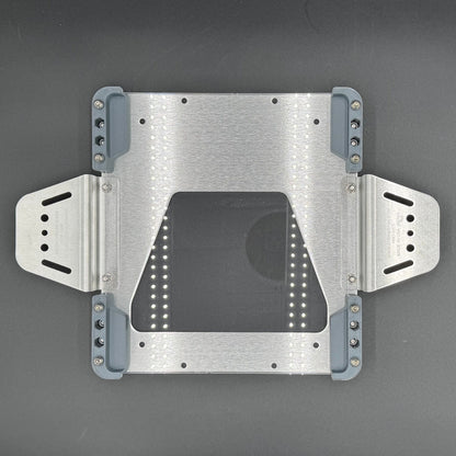 Starlink Mini roof mount for INEOS Grenadier Leitner ACS rack in cool gray with Poly Shield