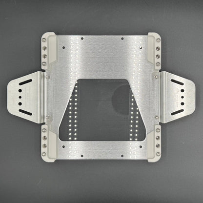 Starlink Mini static roof mount kit in white with Poly Shield
