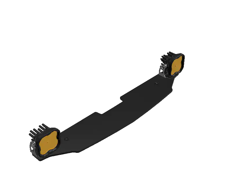 Striker Step Plate LED Light Bar mounted
