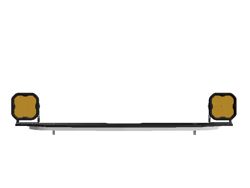 Striker Step Plate and LED Light Bar close-up