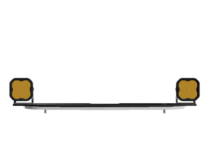 Striker Step Plate and LED Light Bar close-up