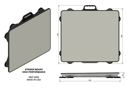 Striker Mount for Starlink Performance Gen 2 installed