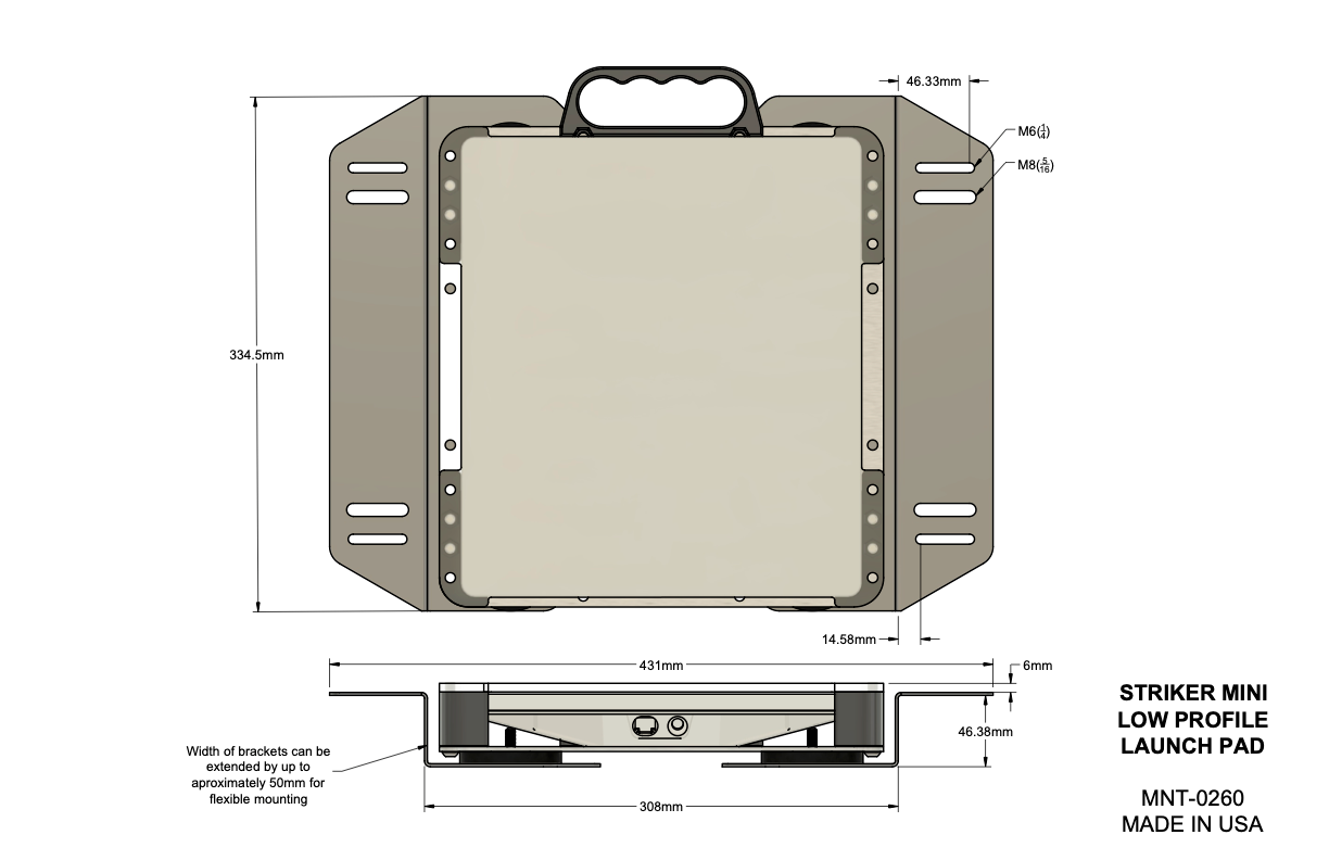 Low Profile Launchpad - Orientation A