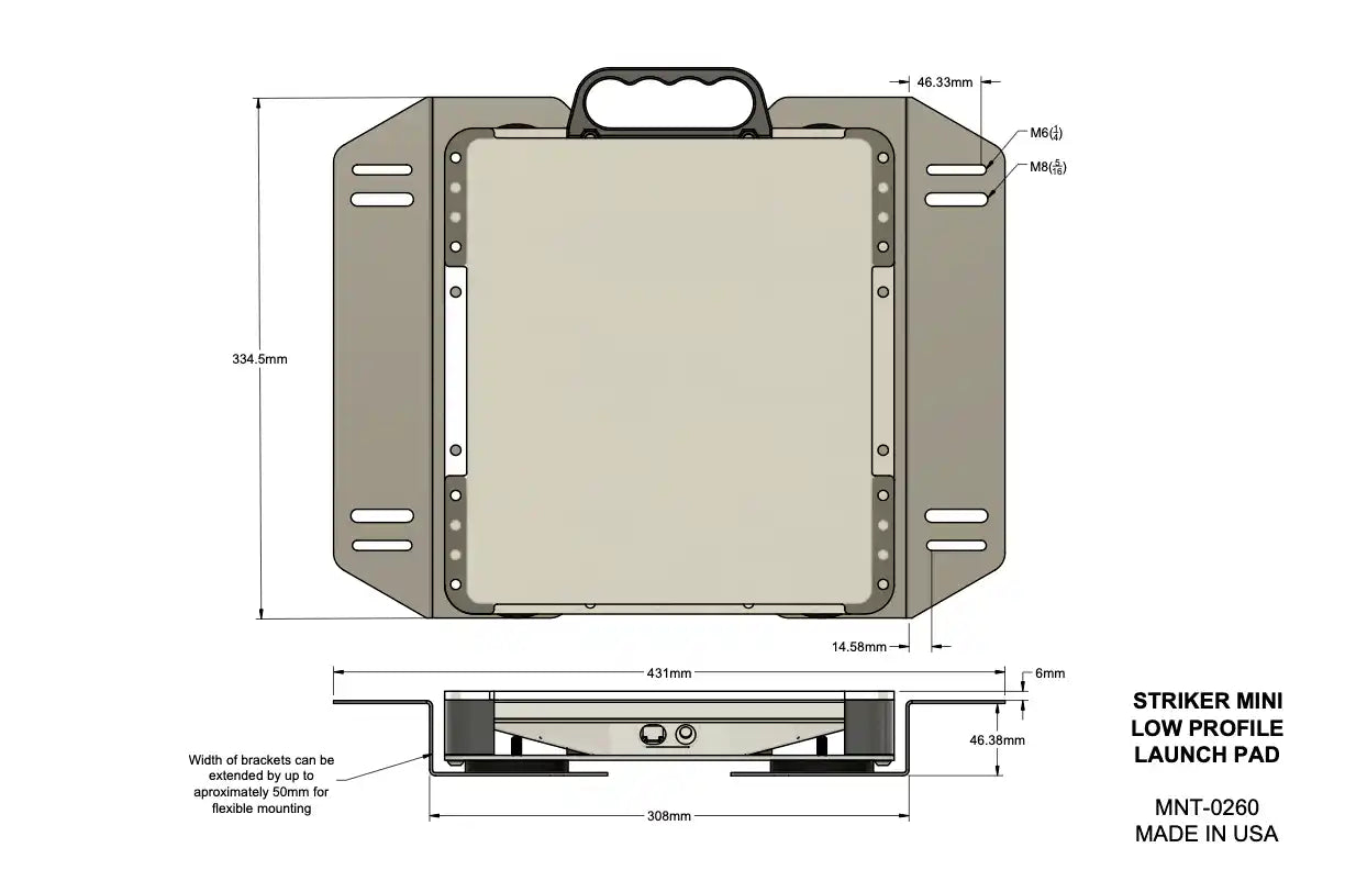 Low Profile Launchpad - Orientation A