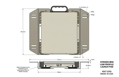 Low Profile Launchpad - Orientation A