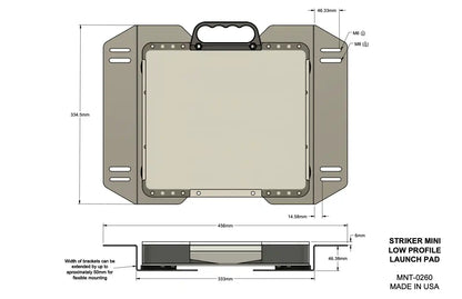 Low Profile Launchpad - Orientation B