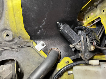 RX7 Low-Profile Headlight Motor Knobs installed